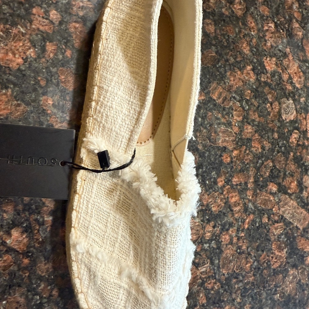 Elegant Cream Espadrille Flats